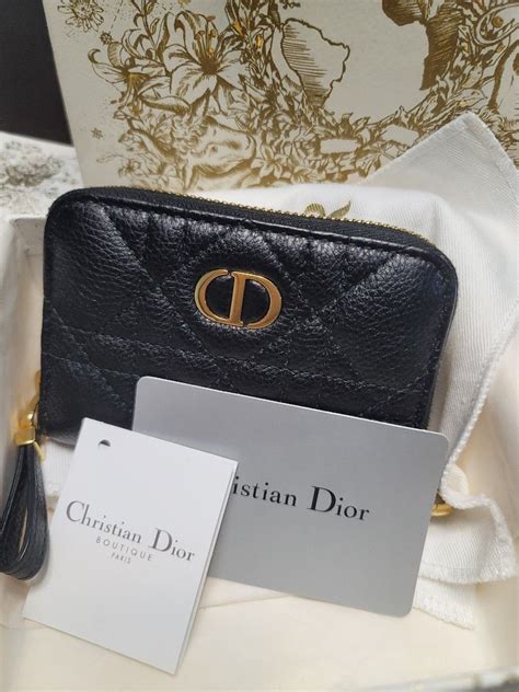 dior caro detachable card holder|best card holder small designer.